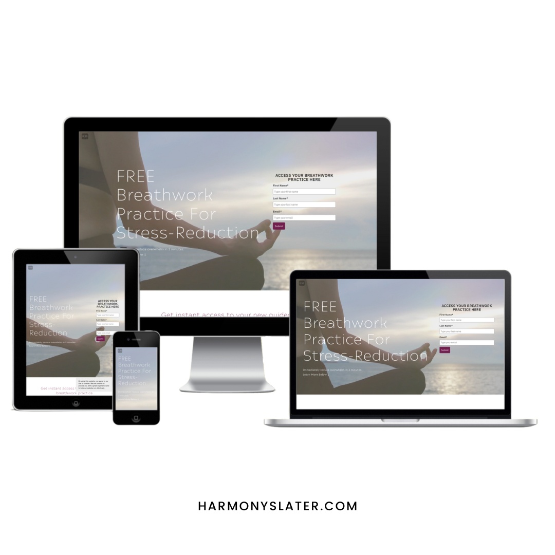 Harmony Slater Website Page Capture